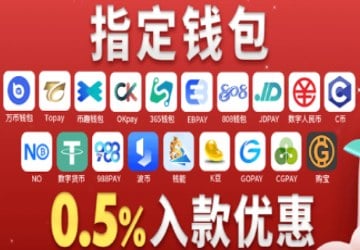 电子钱包入款优惠0.5％，购宝|K豆|CGPAY|钱能|NO钱包|波币|C币|988PAY