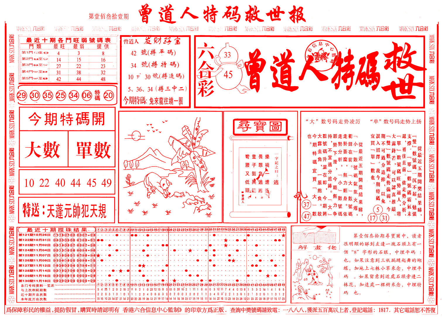 六合彩心水图库24｜曾道人特码救世A