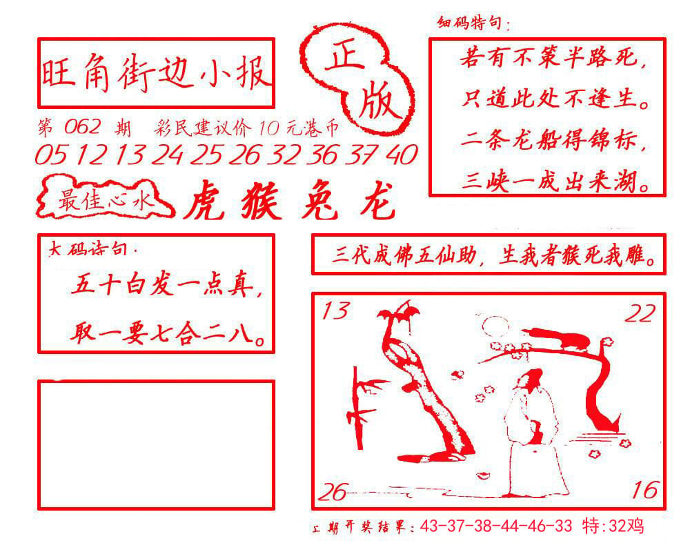 六合彩心水图库14｜白小姐龙虎霸B