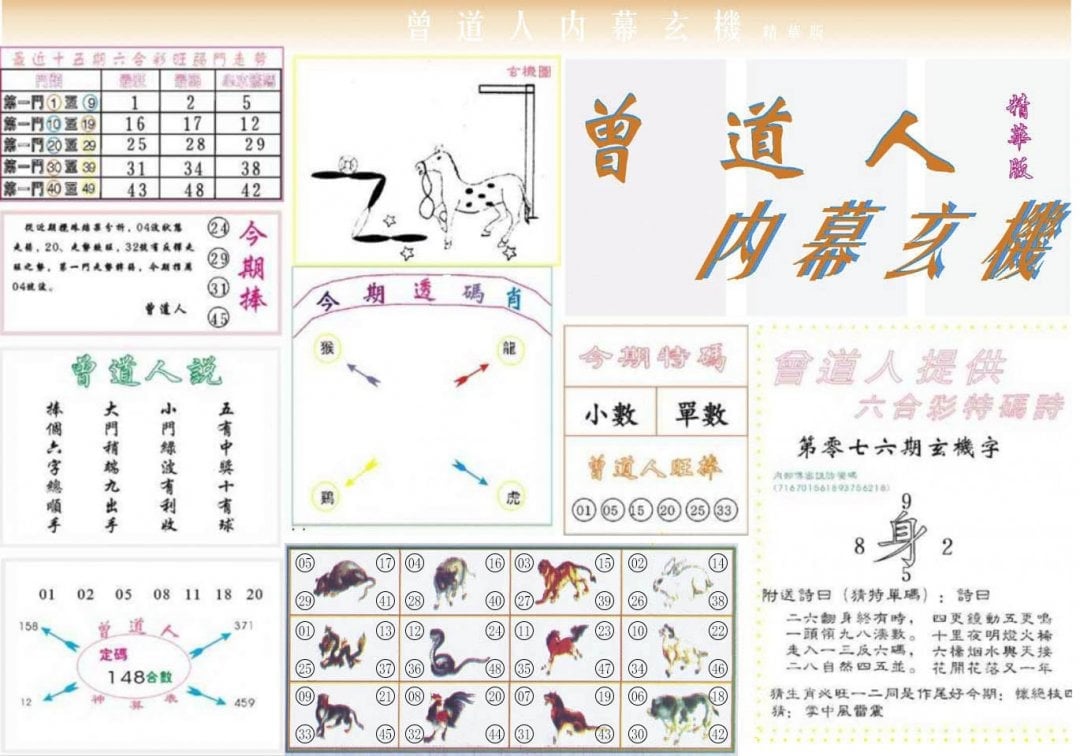 六合彩心水图库16｜曾道人内幕精华版