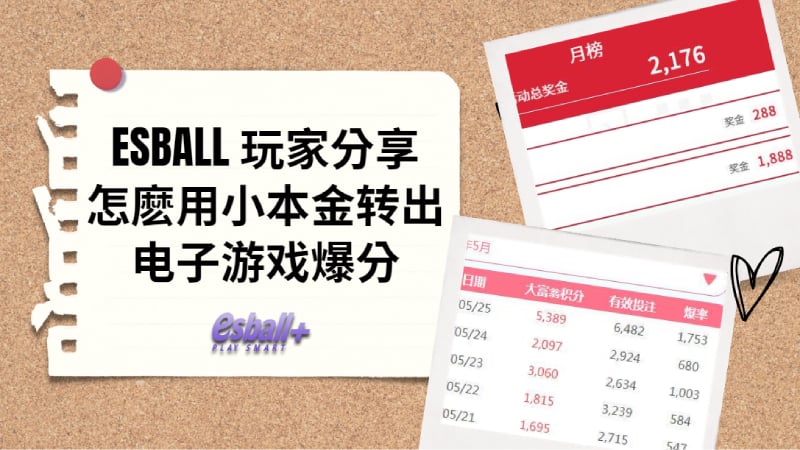 esball玩家分享怎麽用小本金转出电子游戏爆分