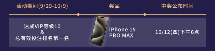 中秋国庆假期玩游戏送奖金38888加码送iPhone 15