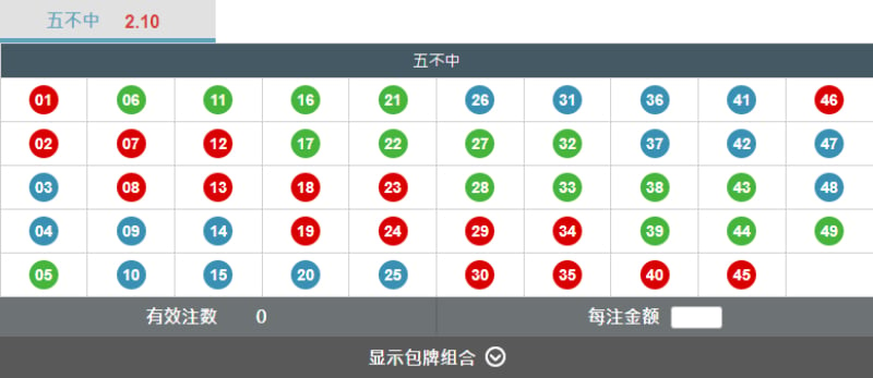 澳门六合彩玩法、规则介绍 - 自选不中